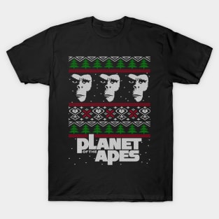 Ugly Christmas Sweater - Planet of the APES T-Shirt